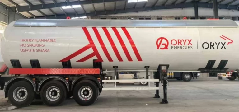 Oryx Truck Tanker Branding