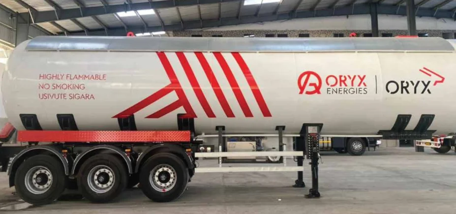 Oryx Truck Tanker Branding